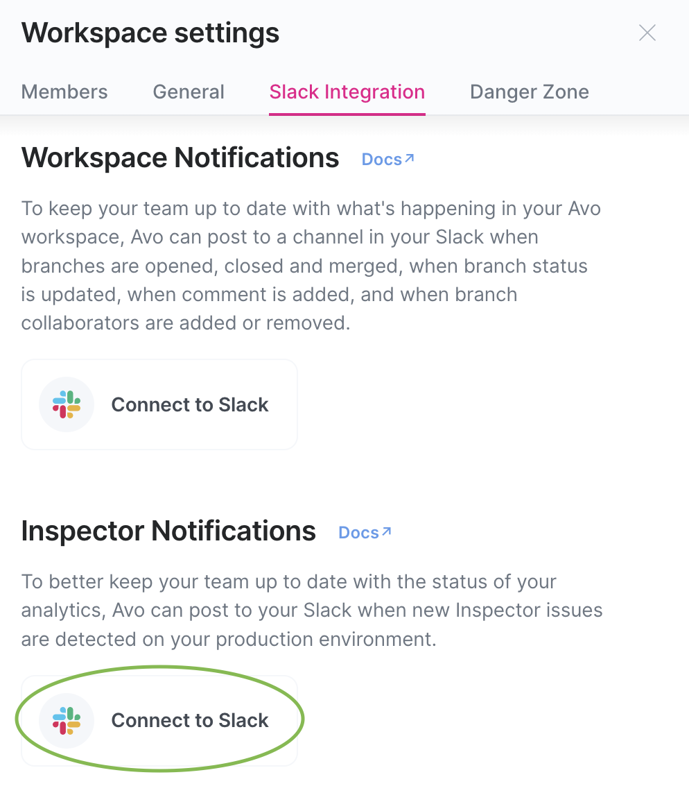 Connect to Slack in the Issues view